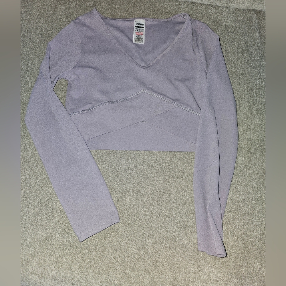 Gymshark Lavender Long Sleeve Blouse